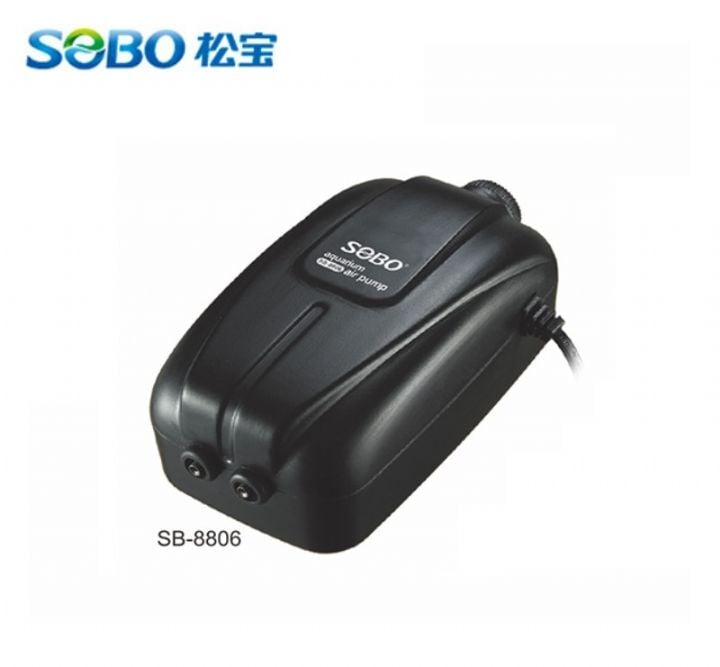 SB-8806  SOBO HAVA MOTORU ÇİFT ÇIKIŞ 8W-2.5L/min