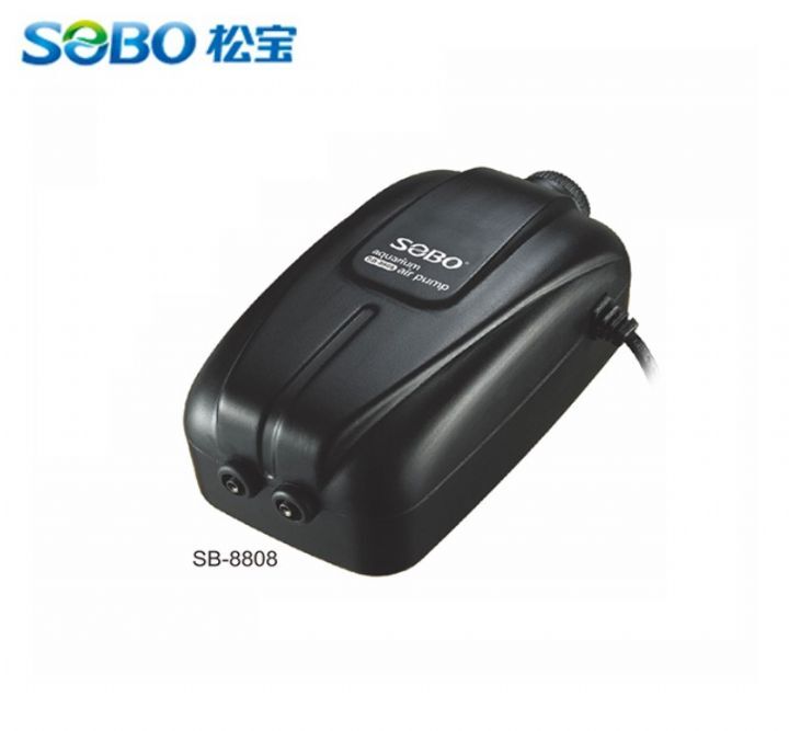 SB-8808  SOBO HAVA MOTORU ÇİFT ÇIKIŞ 10W-2.6L/min