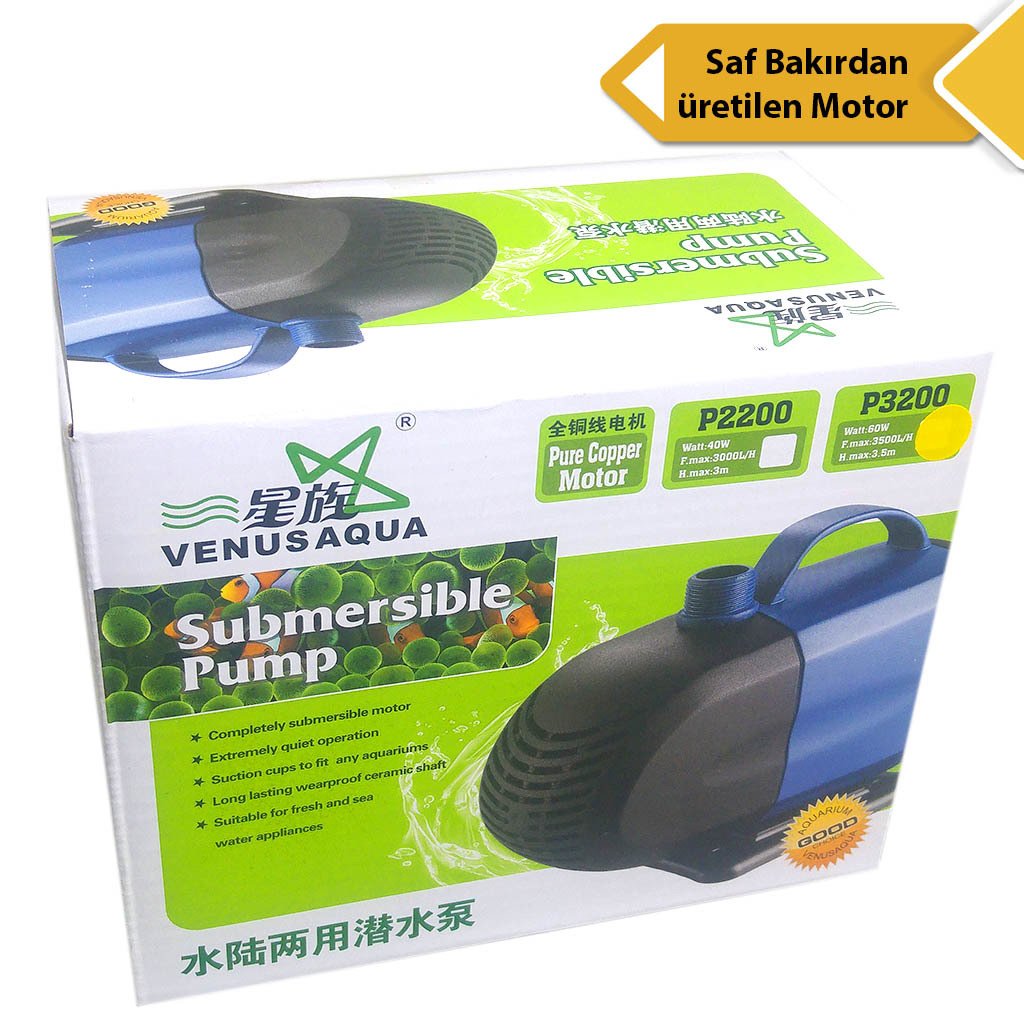 P-3200 Venus Aqua Kafa Motoru 3000lt