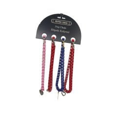 Benny Renkli Kolye Zinzir Orta Irk 34 cm 4 lü