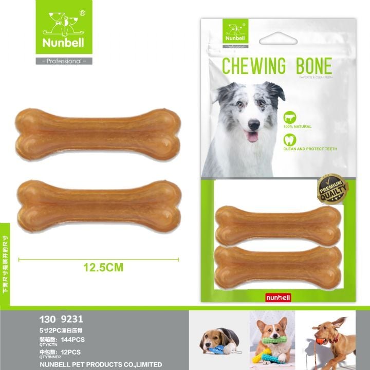 NUNBELL NATURAL PRES KEMİK 12.5cm 2 li