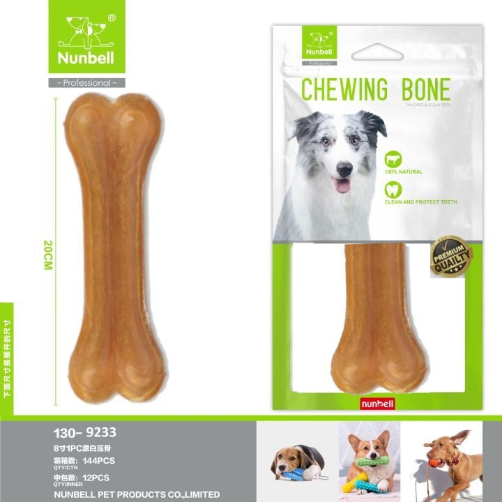 NUNBELL NATURAL PRES KEMİK 20cm 1 li