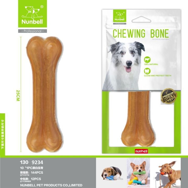 NUNBELL NATURAL PRES KEMİK 25cm 1 li