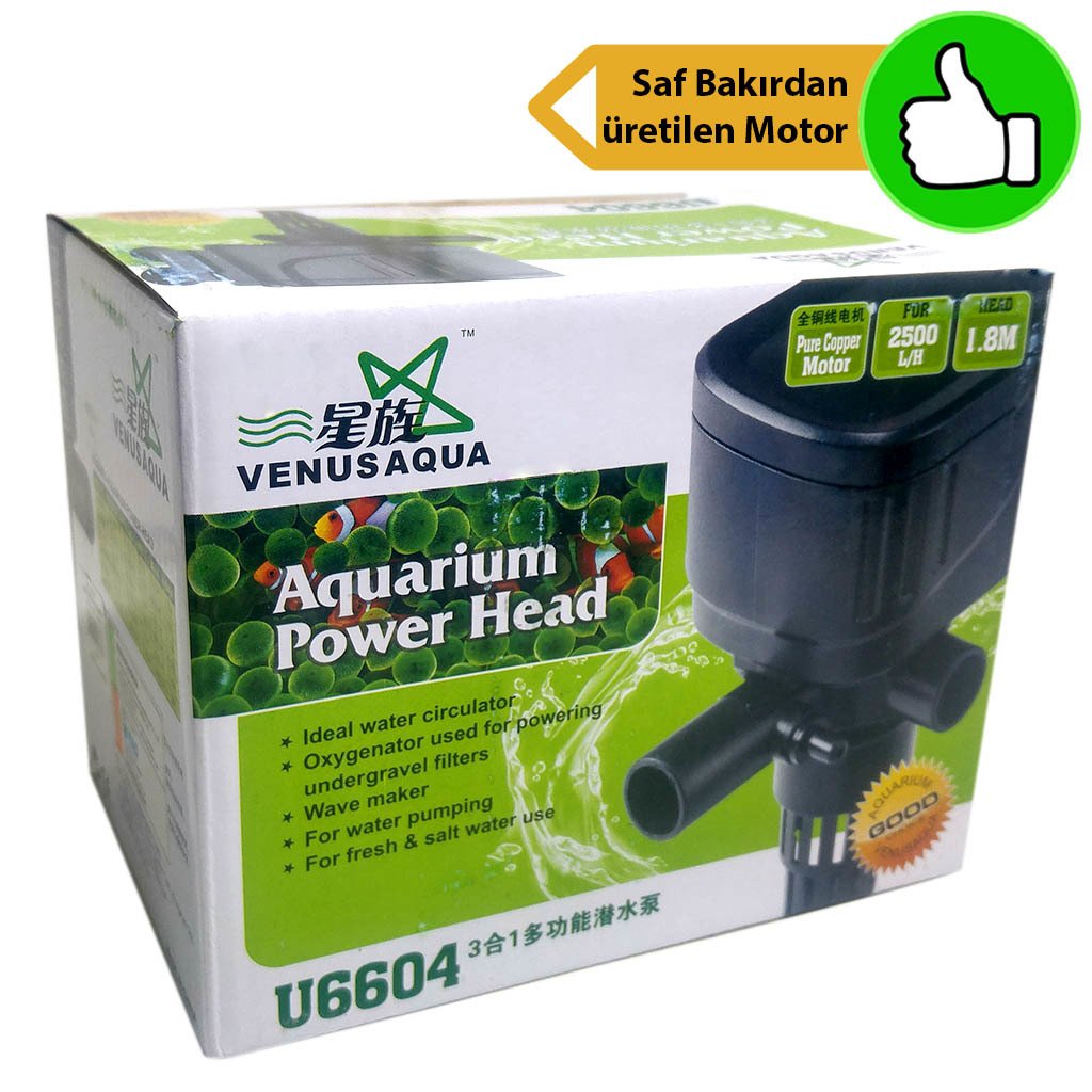 U6604 VENUSAQUA KAFA MOTORU 2500lt
