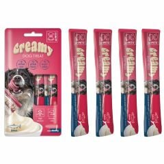 19039699 M-PETS KÖPEK ÖDÜLÜ CREAMY SOMON BALIKLI 4X15GR
