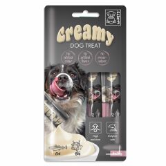 19039399 M-PETS KÖPEK ÖDÜLÜ CREAMY MORİNA BALIKLI BİFTEKLİ 4X15GR