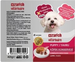 Zurich Veterinaire Pate Kuzulu Yavru Köpek Konservesi 24x415 gr