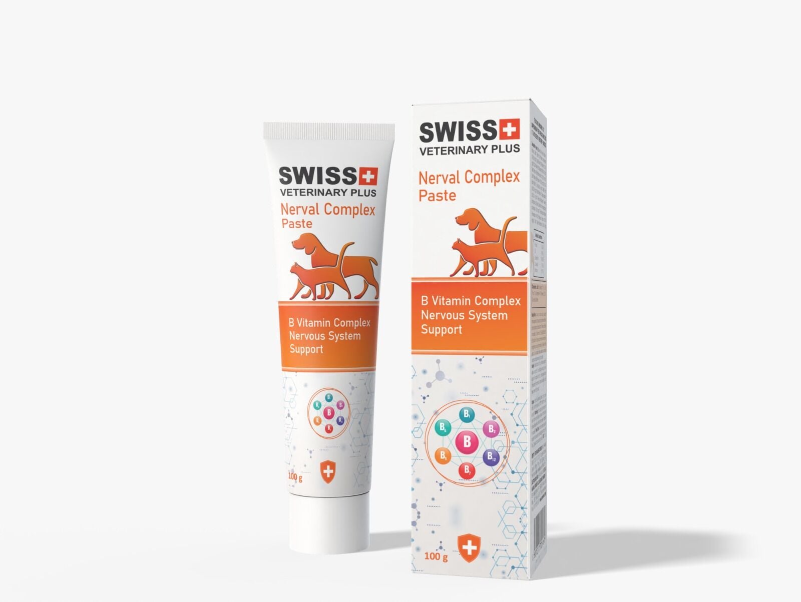 SWISS VETERINARY PLUS CAT-DOG NERVAL COMPLEX PASTE 100 GR
