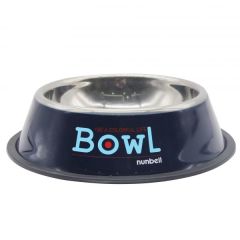NUNBELL ÇELİK MAMA KABI RENKLİ 18cm