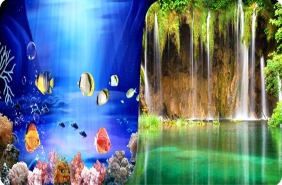 PLASTİK POSTER OKYANUS ŞELALE 60cm-15mt