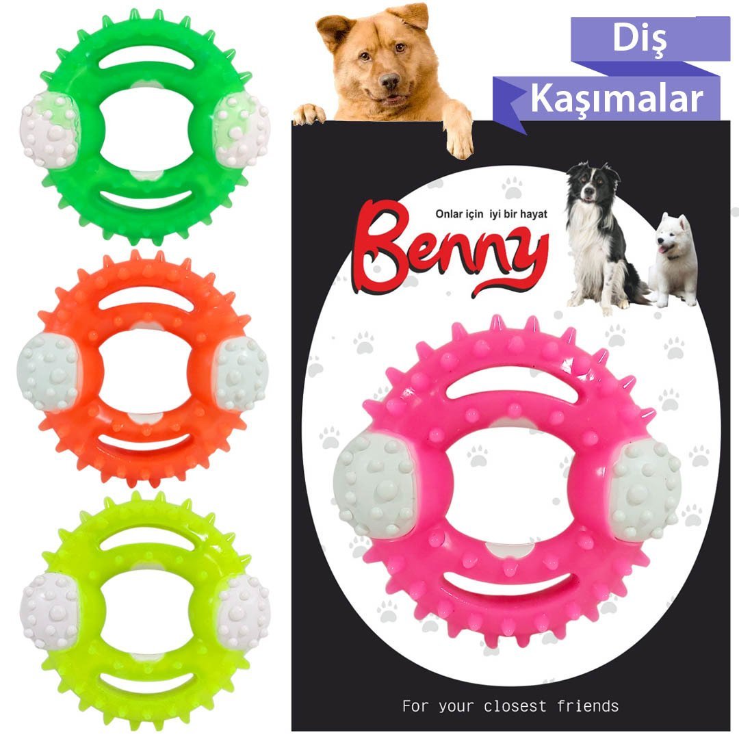 Benny Diş Kaşıma Köpek Oyuncağı Yuvarlak