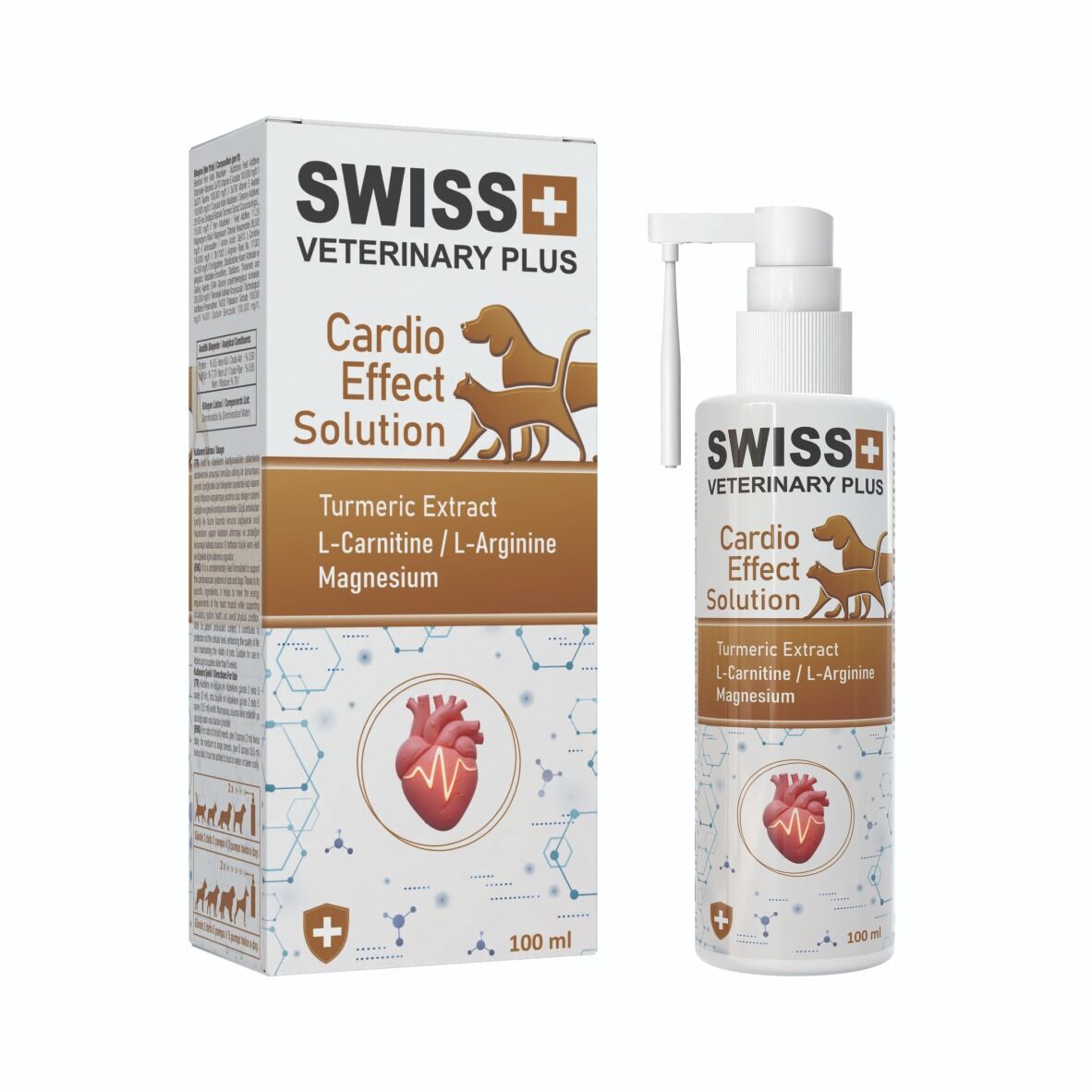 SWISS VETERINARY PLUS CAT DOG CARDIO EFFECT SOLUTİON 100 ML