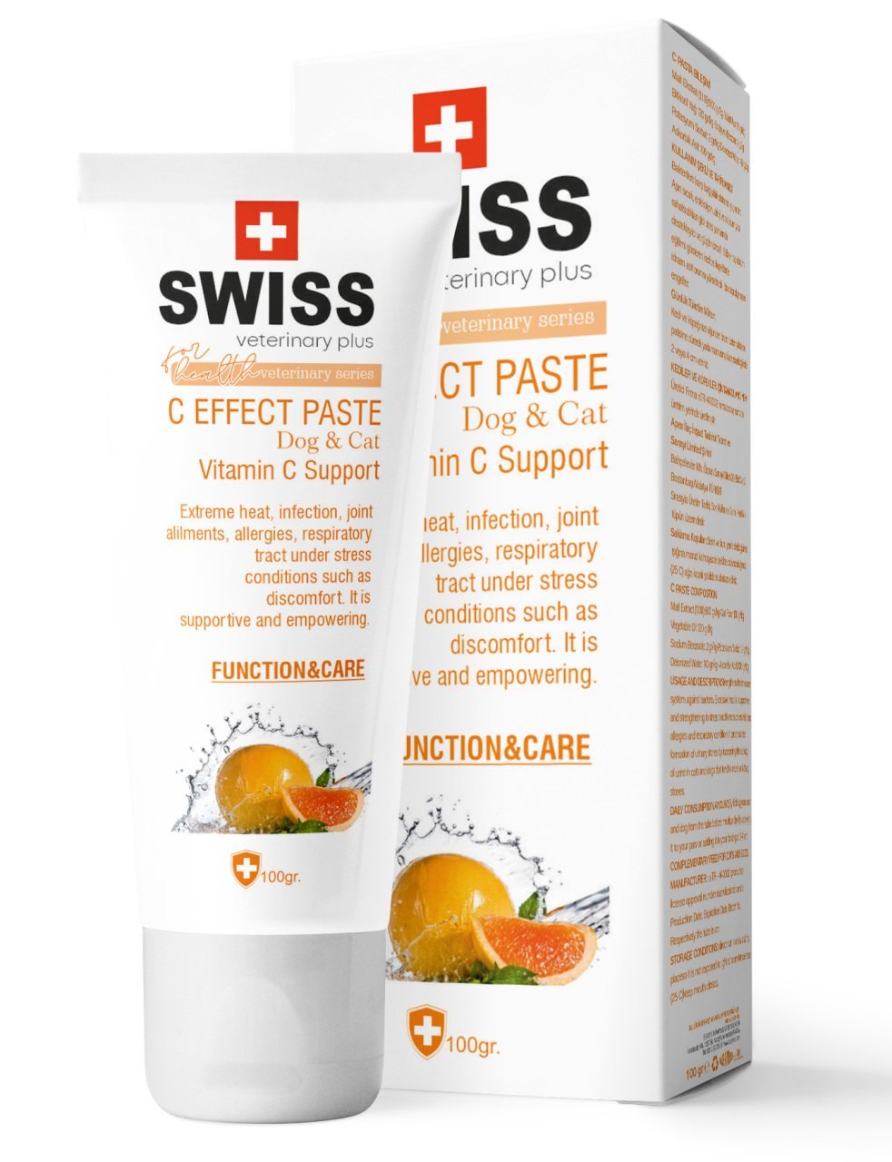 SWISS VETERINARY PLUS CAT-DOG C-PASTE 100 GR