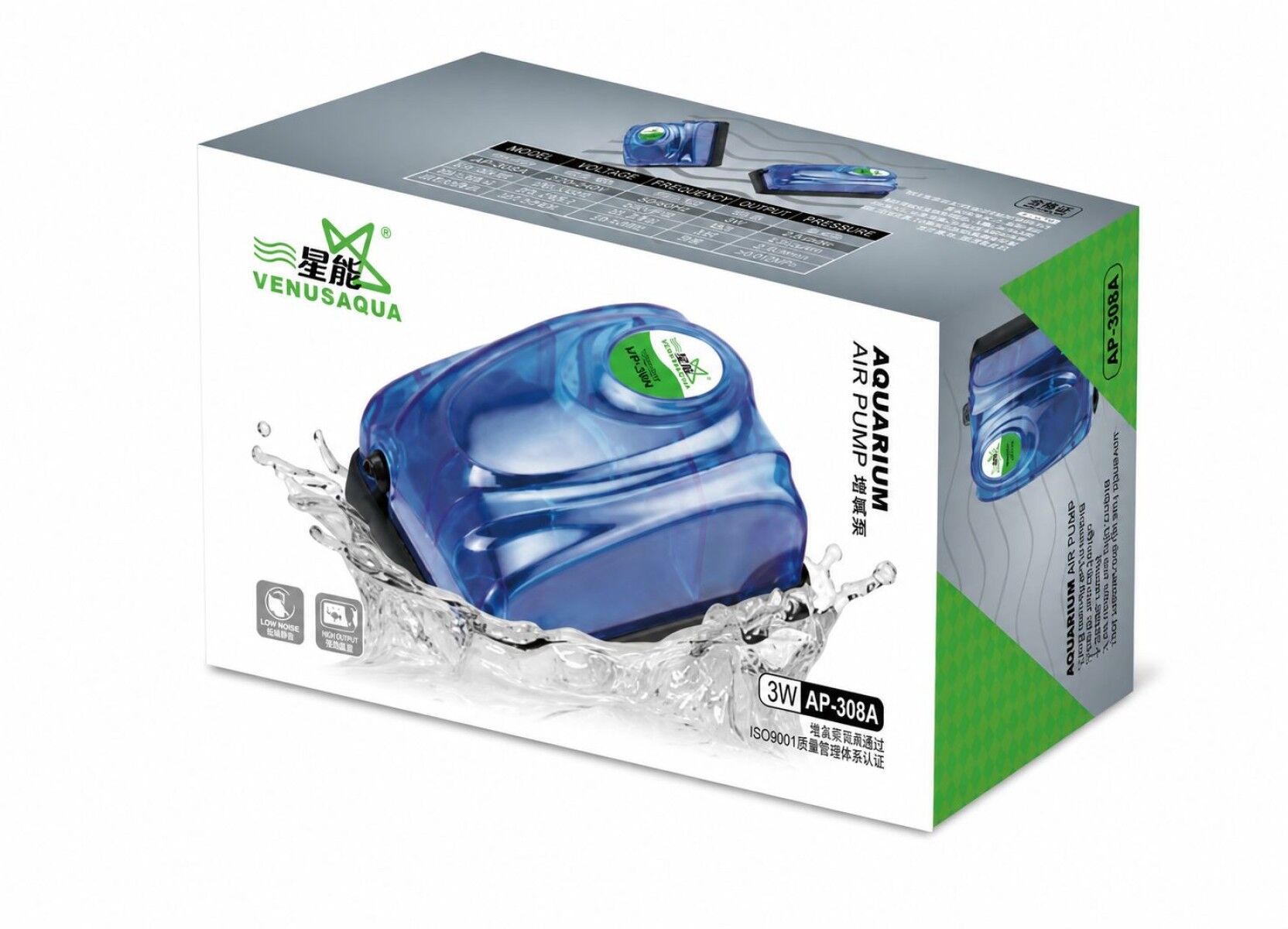 AP308A VenusAqua Hava Motoru Tek Çıkış