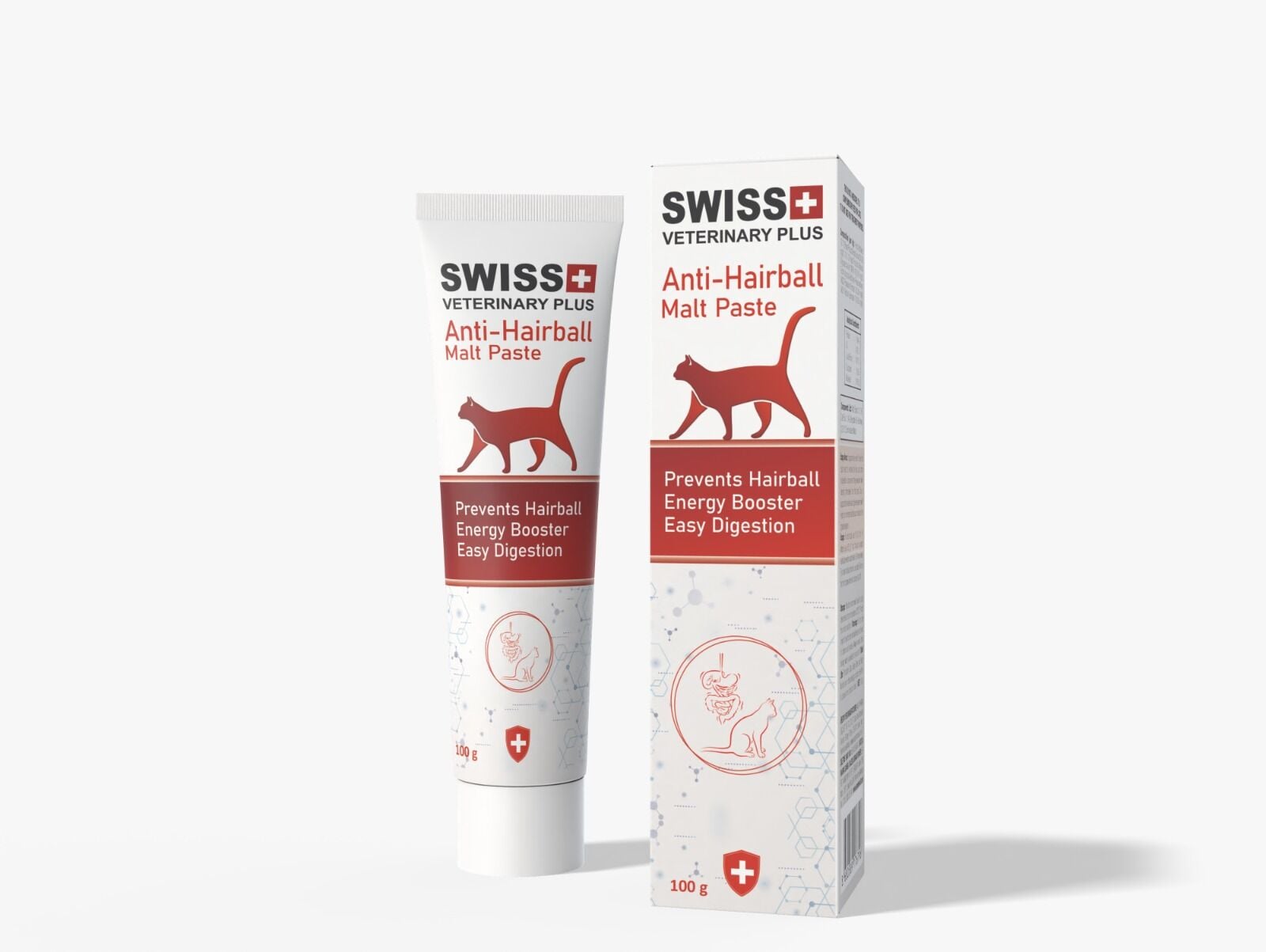 SWISS VETERINARY PLUS  ANTIHAIRBALL MALT SOFT PASTE 100 GR