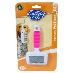201478-CAT DOGLİFE İNCE TELLİ FIRÇA+TARAK