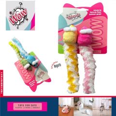 WOW KEDİ OYUNCAK UZUN KUYRUKLU 2\'Lİ FARE