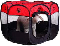 Nunbell Kedi Köpek Oyun Park Alanı Kumaş 72x72x45cm