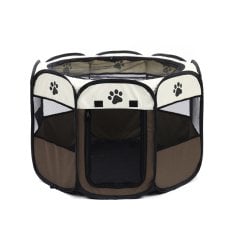 Nunbell Kedi Köpek Oyun Park Alanı Kumaş 90x90x60 cm