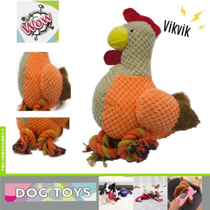 WOW KÖPEK OYUNCAGI KUMAŞ TAVUK