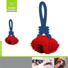 NUNBELL KÖPEK OYUN.İPLİ DİKENLİ TOP
