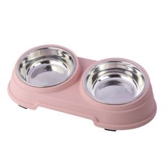 NUNBELL MELAMİN ÇELİK MAMA KABI İKİLİ