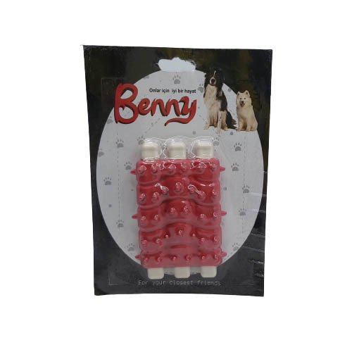 Benny Diş Kaşıma Köpek Oyuncağı Kaburga