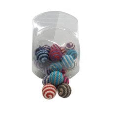 Multimagic Çift Renkli Top Kedi Oyuncağı 40 Lı