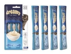 M-PETS CREAMY TON BALIKLI KARİDESLİ KEDİ ÖDÜLÜ 4x15 gr 12 li