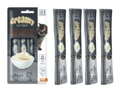 M-PETS CREAMY MORİNA BALIKLI BİFTEKLİ KEDİ ÖDÜLÜ 4x15 gr 12 li