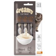 M-PETS CREAMY MORİNA BALIKLI BİFTEKLİ KEDİ ÖDÜLÜ 4x15 gr 12 li