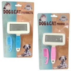 Dog Cat Plastik Uçlu Tarak Set M