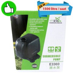 E3303 VenusAqua Akvaryum Kafa Motoru 1500 Lt