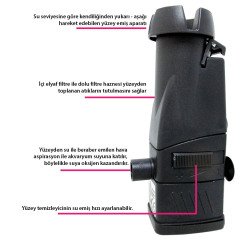 SK-680 VenusAqua Yüzey Emici Filtre