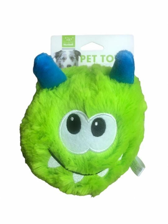 Nunbell Köpek Oyuncağı Canavar Yeşil Surat