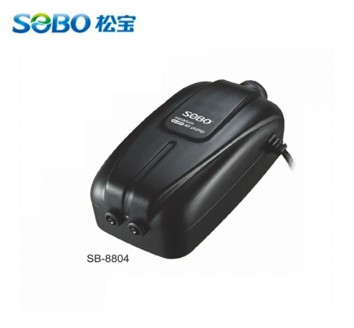 SB-8804  SOBO HAVA MOTORU ÇİFT ÇIKIŞ 5W-2.4L/min
